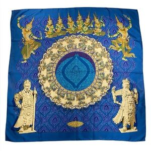 Hermes Silk Scarf Siam By Vladimir Rybaltchenko Carre 90 Vintage